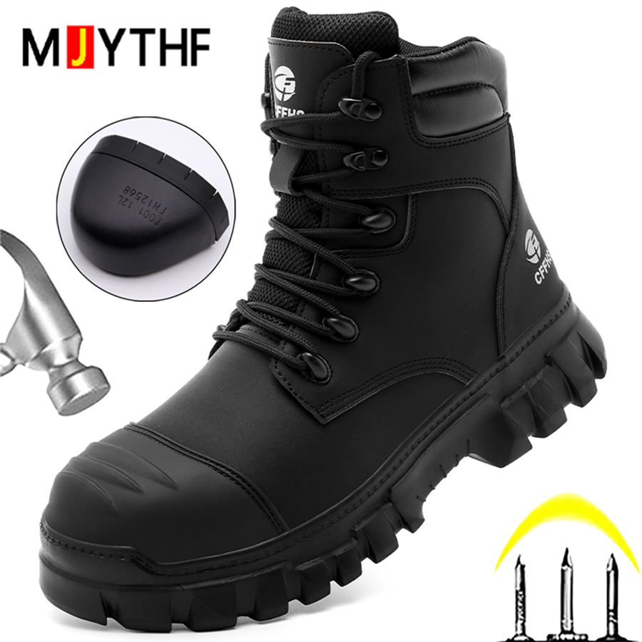Work Boot Steel Toe - 2026 รองเท้าเพื่อความปลอดภัยในการทำงานใหม่รองเท้าหัวเหล็กผู้ชายป้องกันการกระแทก ป้องกันการเจาะทะลุ รองเท้าที่ทนทานไม่แตกหักง่ายรองเท้ารักษาความปลอดภัยรองเท้าอุตสาหกรรม