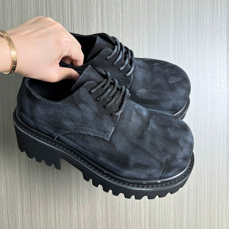 Men Shoes Men - รองเท้าผ้าใบผู้ชาย รุ่นใหม่ ฤดูร้อน ระบายอากาศ สไตล์อังกฤษ ลำลอง