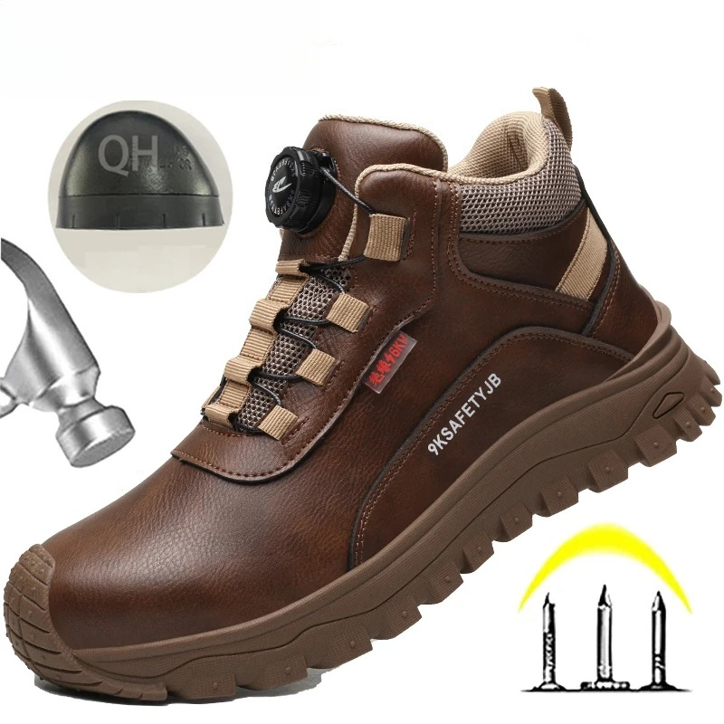 Men'S Shoes Water Resistant - รองเท้านิรภัย 6KV ผู้ชายทันสมัยฉนวนกันน้ําทนต่อการเจาะลื่นสะดวกสบายและระบายอากาศได้