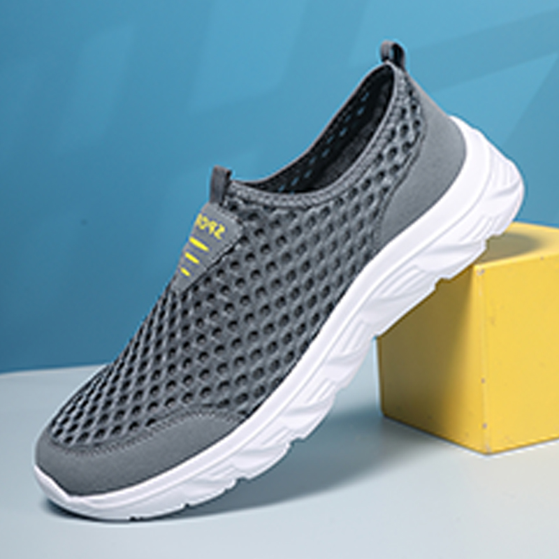 Men Shoes Vans - Breathable Men's Casualรองเท้าผ้าใบผู้ชายน้ําหนักเบาVulcanizedรองเท้ากลางแจ้งชายLoafersนุ่มขนาดใหญ่รองเท้าสบายๆรองเท้าลื่น