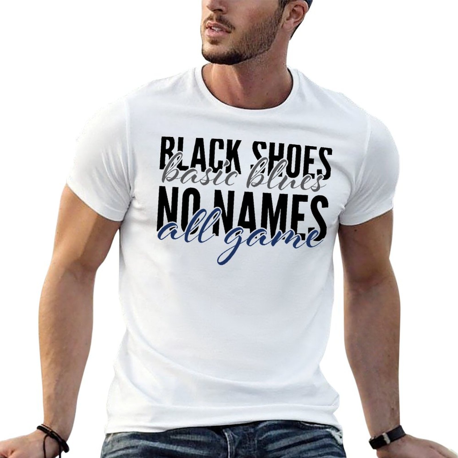 Men'S Shoes For Crews - รองเท้าสีดำ, สีน้ำเงินเบสิค... เสื้อยืดคอกลมพิมพ์ลายวินเทจ