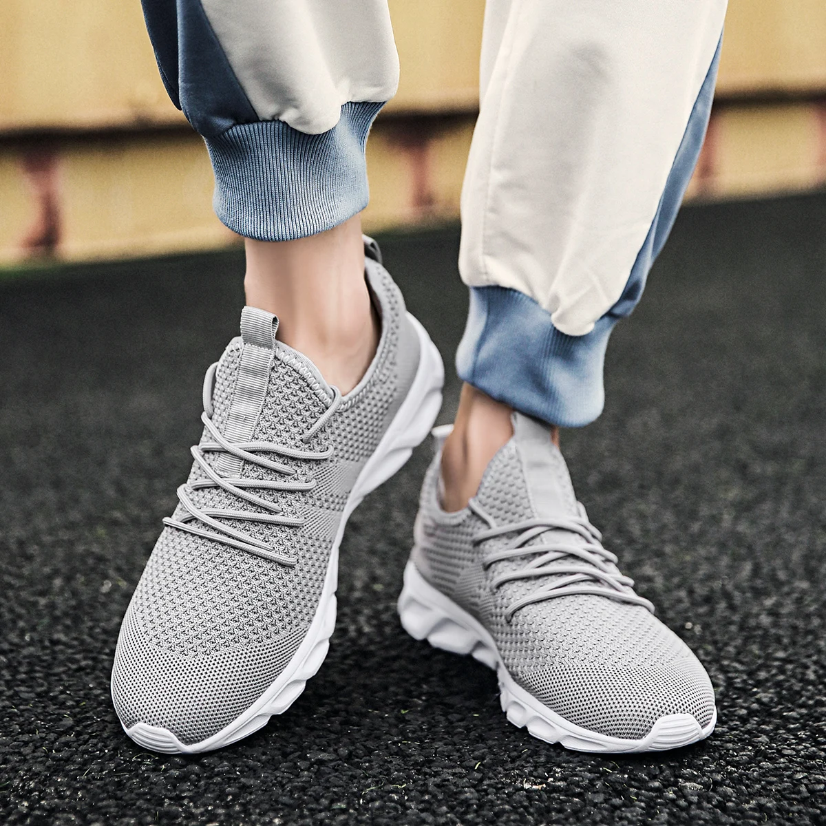Men'S Shoes For Sale - รองเท้าผ้าใบผู้ชายระบายอากาศได้ดี สวมใส่สบาย ไม่ลื่น ทนทาน เหมาะสำหรับวิ่งออกกำลังกาย ขายดี