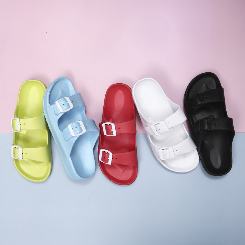 Men Shoes Men - รองเท้าแตะในบ้าน น้ำหนักเบา ปรับได้ ทำจาก EVA พร้อมสายรัดคู่