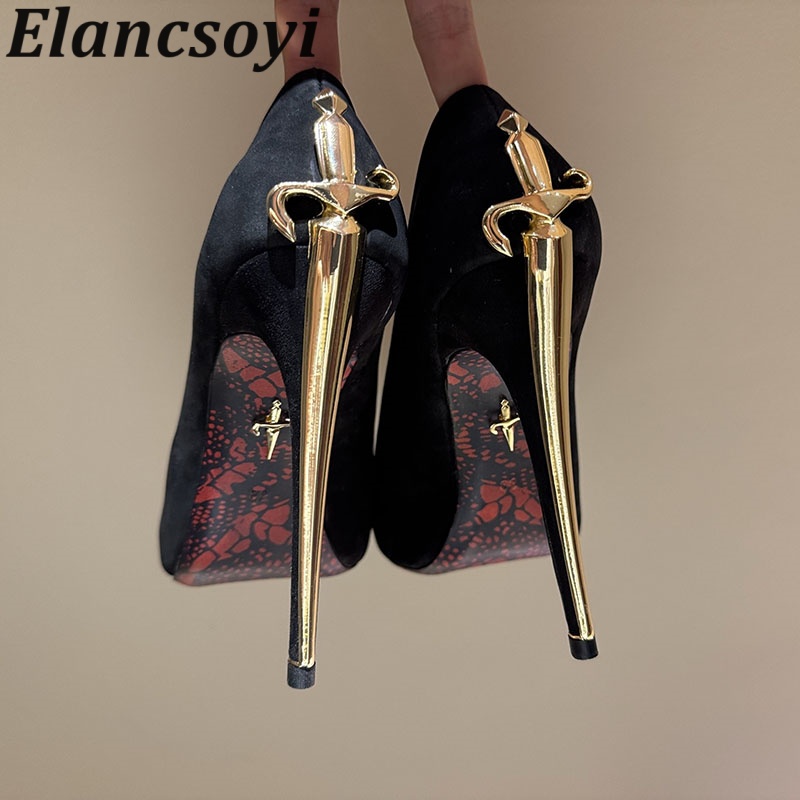 Men'S Shoes For Sale - รองเท้าส้นสูงแบบบางเฉียบ ปลายแหลม สไตล์กลาดิเอเตอร์ แฟชั่นฤดูร้อนสำหรับผู้หญิง ลดราคาสุดฮอต