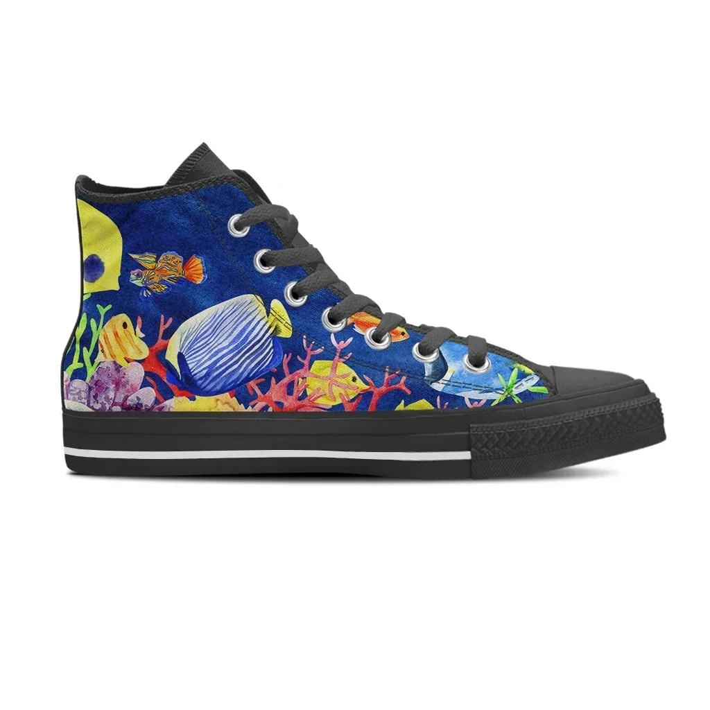 Men'S Shoes For Sale - รองเท้าผ้าใบหุ้มข้อสูงลายการ์ตูนม้าสุดคลาสสิกสำหรับผู้ชาย ลดราคาสุดฮอต แฟชั่นทันสมัย น้ำหนักเบาพิเศษ พร้อมเชือกผูก