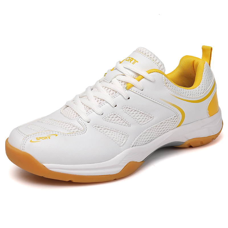 Men Shoes Branded - รองเท้าแบดมินตันแบรนด์คลาสสิกตาข่ายระบายอากาศได้ดีรองเท้าเทนนิสป้องกันการลื่นไถลรองเท้าสนามในร่มน้ำหนักเบารองเท้าปิงปองสำหรับทุกเพศ
