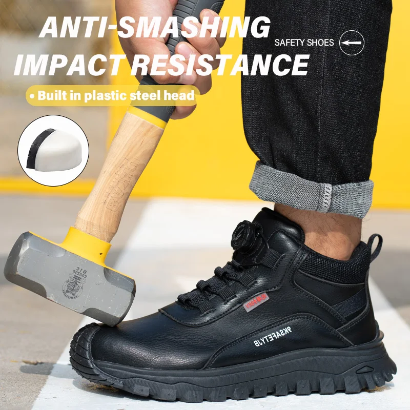 รองเท้านิรภัย 6KV ผู้ชายทันสมั - Men'S Shoes Water Resistant บทวิจารณ์และราคา