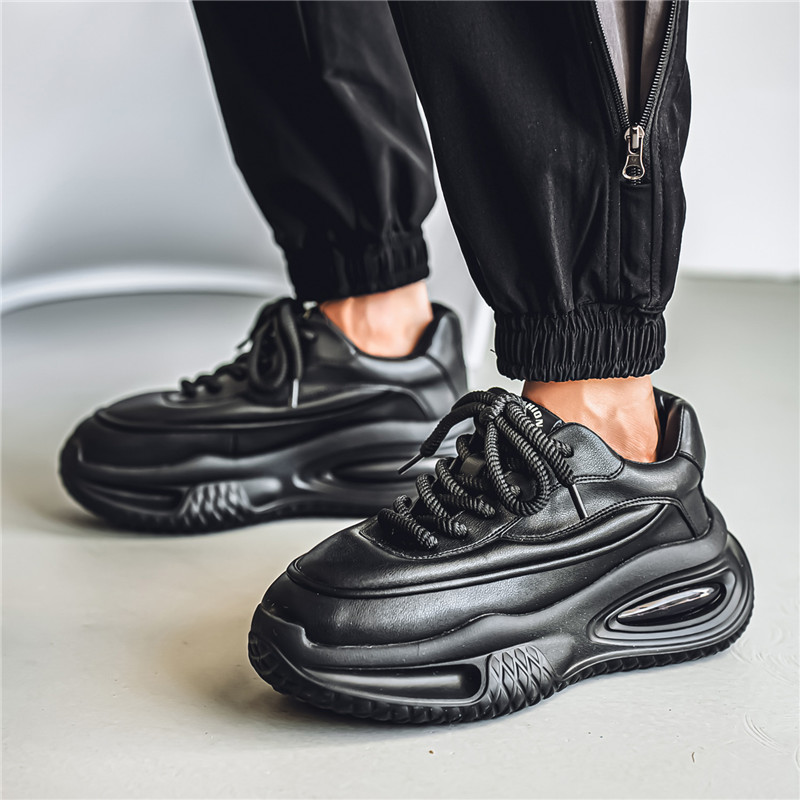 รองเท้าผ้าใบผู้ชายพื้นหนาระบาย - Men'S Shoes For Sale บทวิจารณ์และราคา