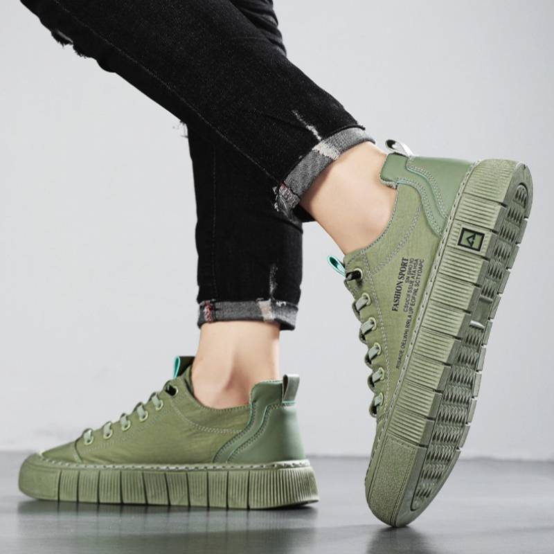 รองเท้าผ้าใบผู้ชายพื้นหนา ทรงเ - Men Shoes 2026 บทวิจารณ์และราคา