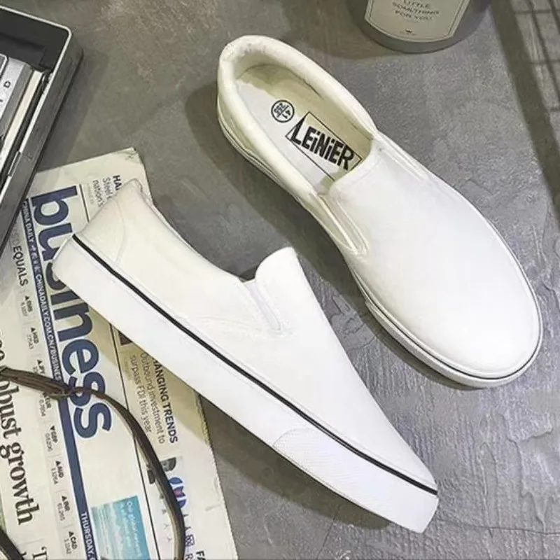 2024รองเท้าสีขาวเข้ากับทุกชุดส - Men Shoes White Colour บทวิจารณ์และราคา