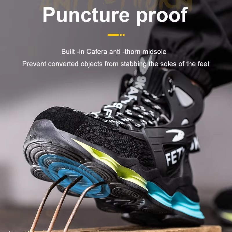 รองเท้าบูททำงานแฟชั่นผู้ชาย ดี - Work Boot Steel Toe บทวิจารณ์และราคา