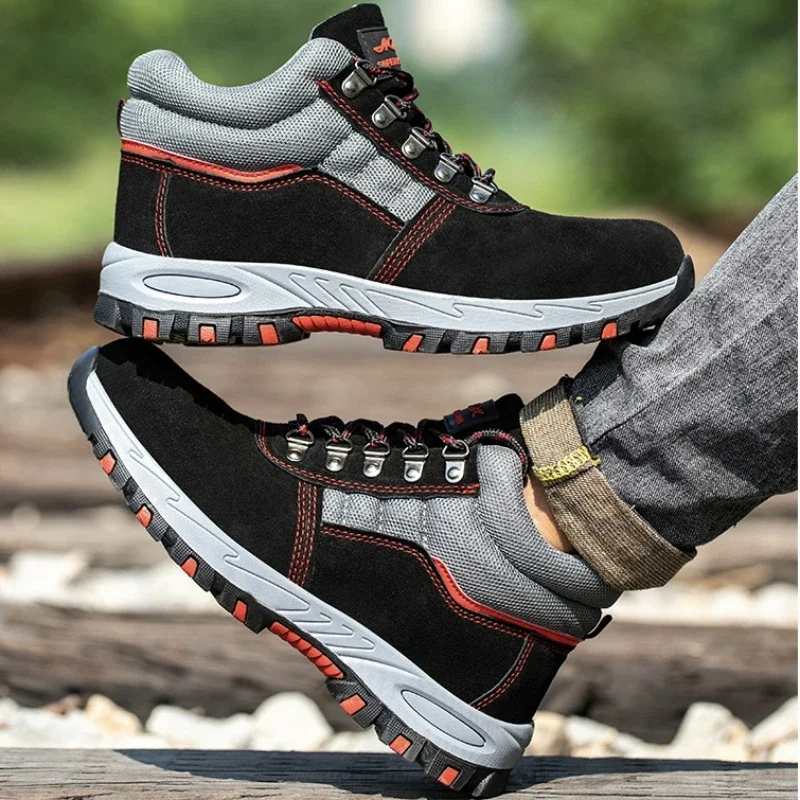 คุณภาพสูงผู้ชายความปลอดภัยรองเ - Work Boot Steel Toe บทวิจารณ์และราคา
