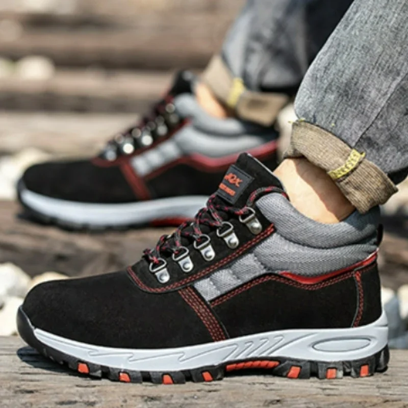 คุณภาพสูงผู้ชายความปลอดภัยรองเ - Work Boot Steel Toe บทวิจารณ์และราคา