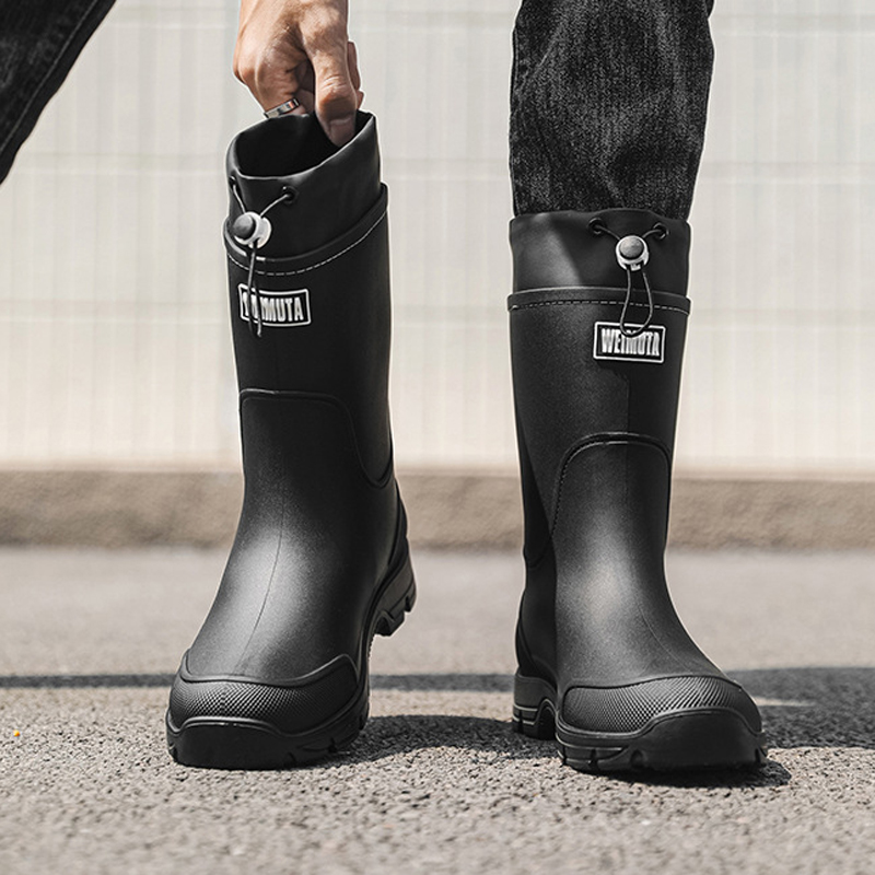 รองเท้าบูทยางกันน้ำสำหรับผู้หญ - Men'S Shoes Water Resistant บทวิจารณ์และราคา