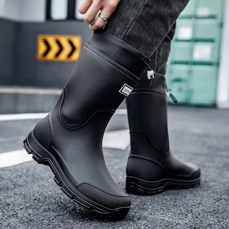 รองเท้าบูทยางกันน้ำสำหรับผู้หญ - Men'S Shoes Water Resistant บทวิจารณ์และราคา