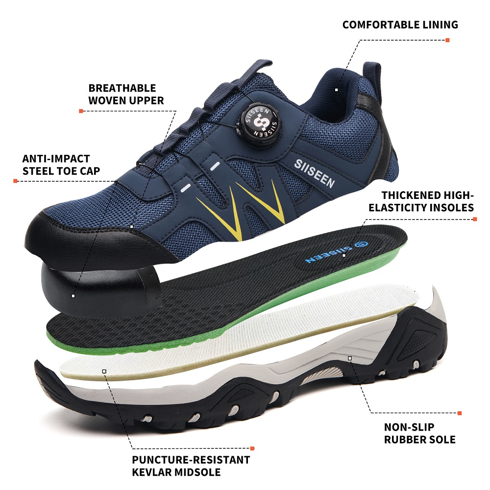 รองเท้าเพื่อความปลอดภัยคุณภาพส - Work Boot Steel Toe บทวิจารณ์และราคา