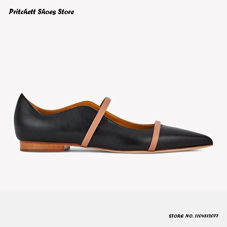 รองเท้าบัลเล่ต์หนังแบบสองสายรั - Men Shoes Men บทวิจารณ์และราคา