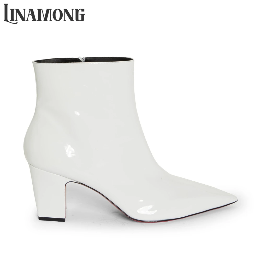 รองเท้าบูทส้นเตี้ย 5 ซม. สำหรั - Men Shoes White Colour บทวิจารณ์และราคา