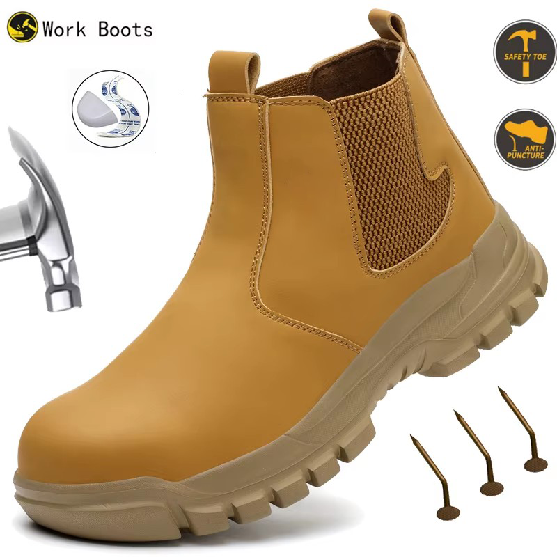กันน้ําผู้ชายความปลอดภัยรองเท้ - Work Boot Steel Toe บทวิจารณ์และราคา