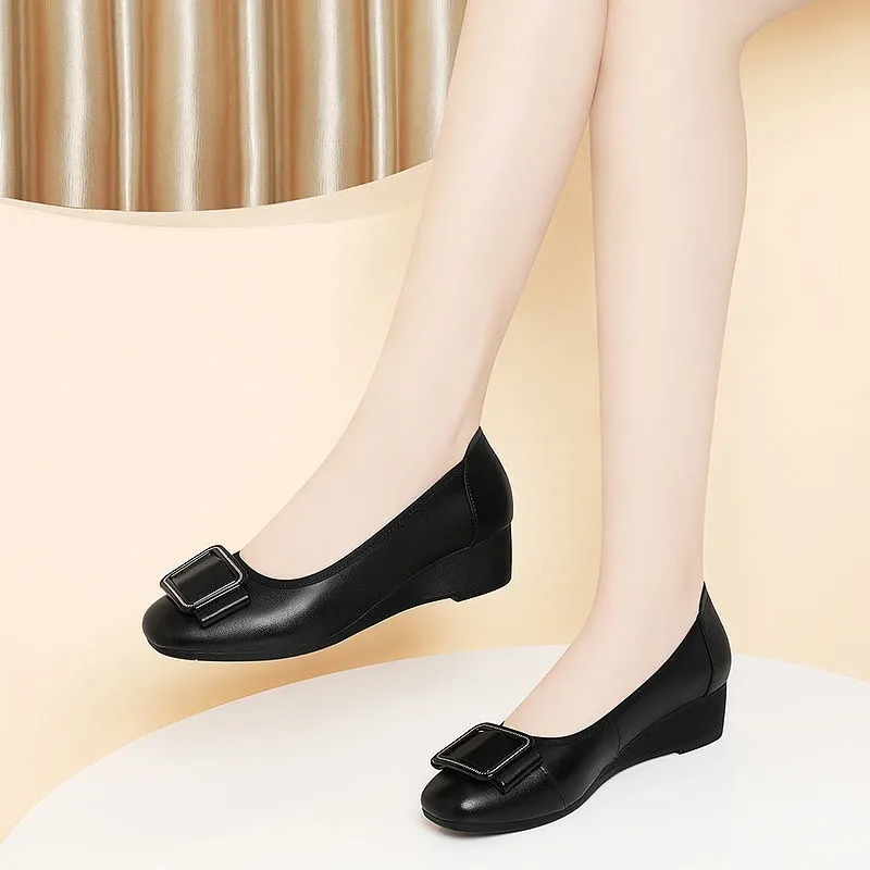 รองเท้าผู้หญิงน่ารัก หัวกลม น้ - Men'S Shoes Qn บทวิจารณ์และราคา