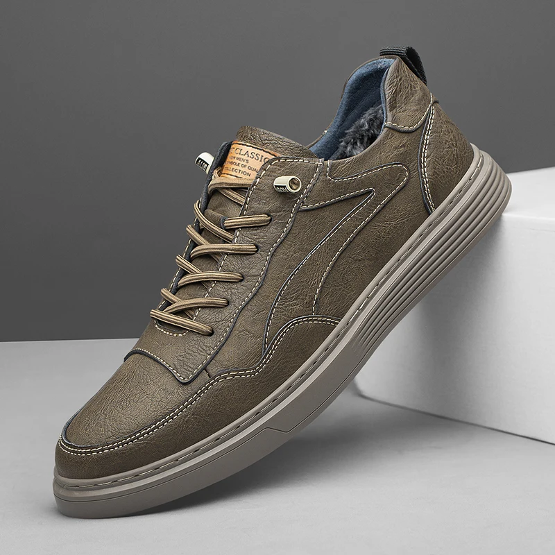 รองเท้าหนังแท้สีดำสำหรับผู้ชาย - Men Shoes Branded บทวิจารณ์และราคา