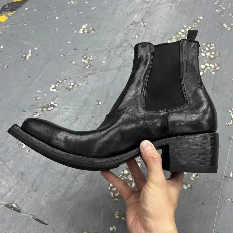 รองเท้าบูทเชลซีทรงหุ้มข้อ ดีไซ - Men'S Shoes Qn บทวิจารณ์และราคา