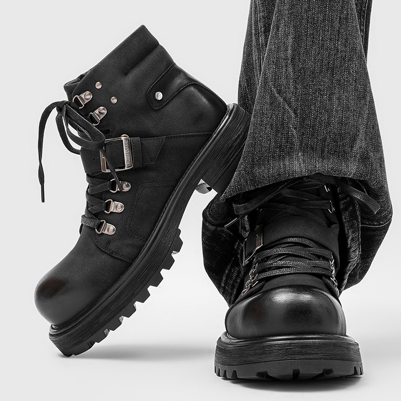 รองเท้าบูทหนังผู้ชาย แบรนด์เนม - Men Shoes Branded บทวิจารณ์และราคา