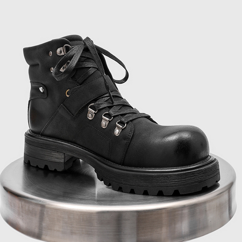 รองเท้าบูทหนังผู้ชาย แบรนด์เนม - Men Shoes Branded บทวิจารณ์และราคา