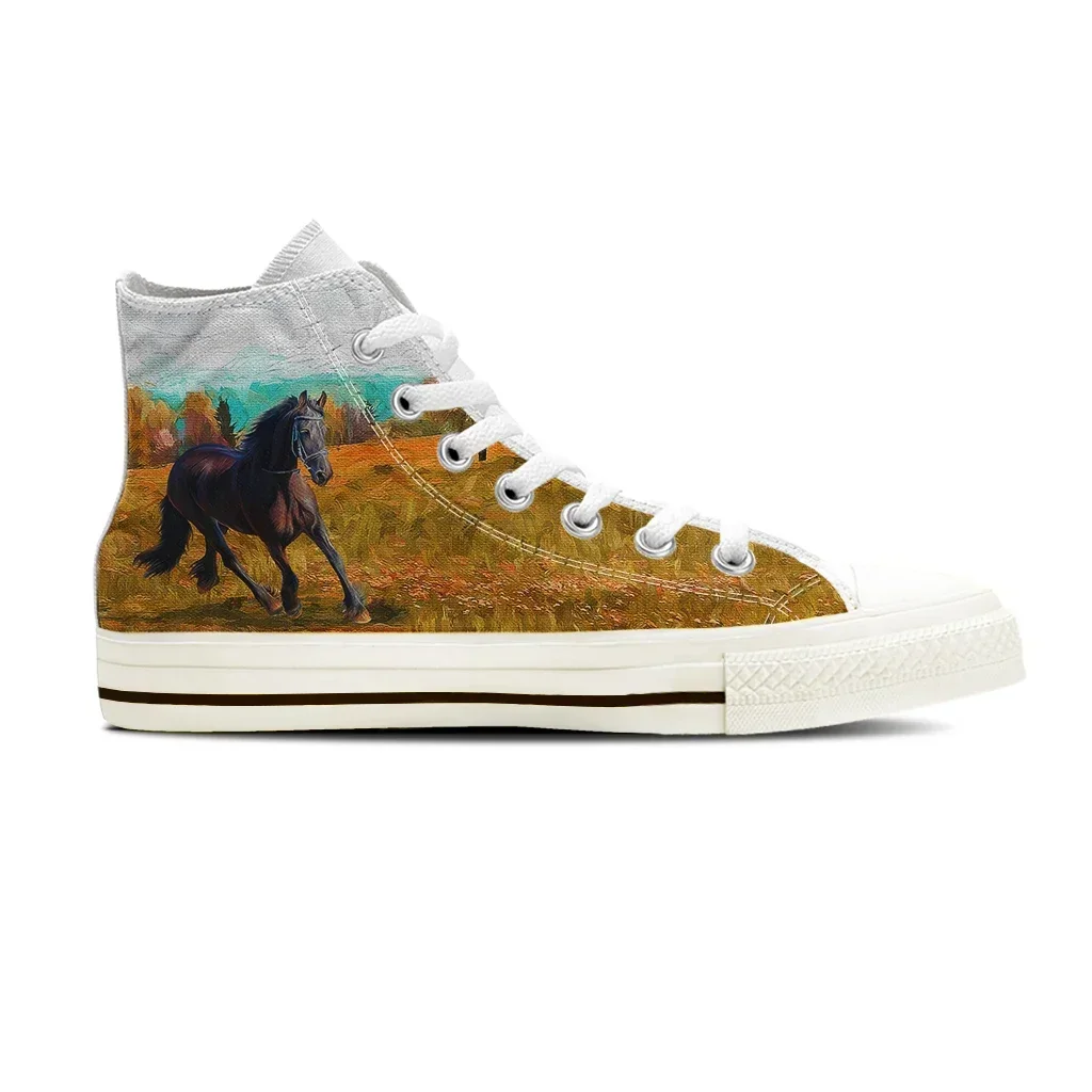 รองเท้าผ้าใบหุ้มข้อสูงลายการ์ต - Men'S Shoes For Sale บทวิจารณ์และราคา