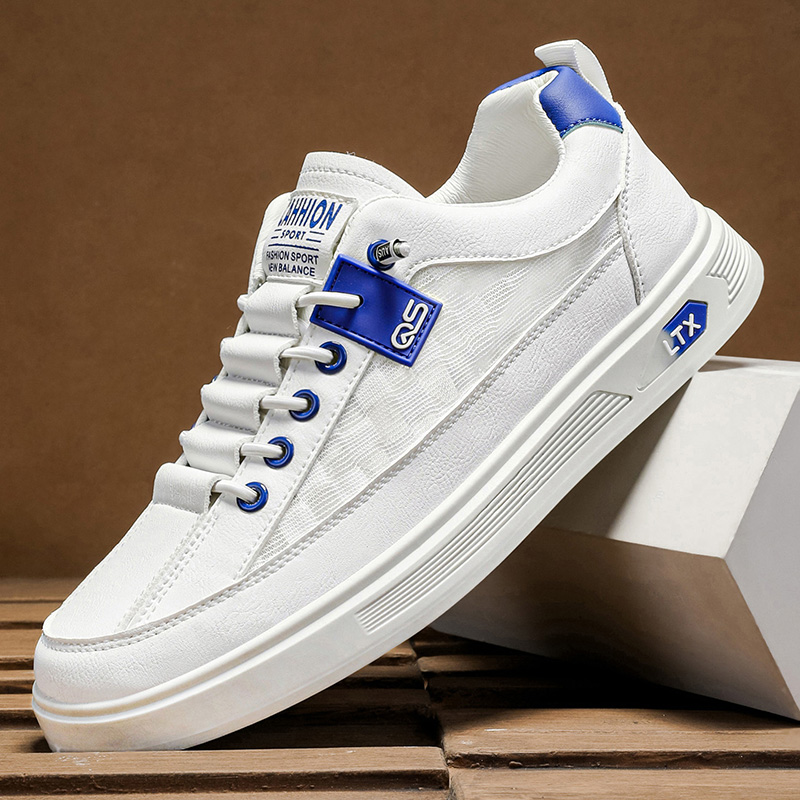 รองเท้าผ้าใบผู้ชายสีขาว สไตล์ล - Men Shoes White Colour บทวิจารณ์และราคา