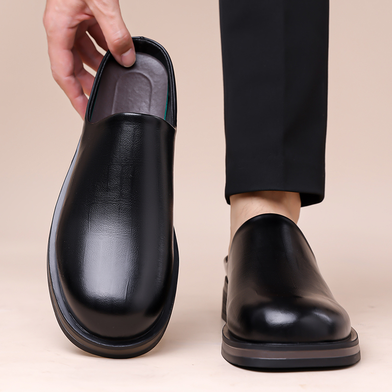 รองเท้าสลิปออนแบบเปิดส้นสำหรับ - Men'S Shoes Qn บทวิจารณ์และราคา