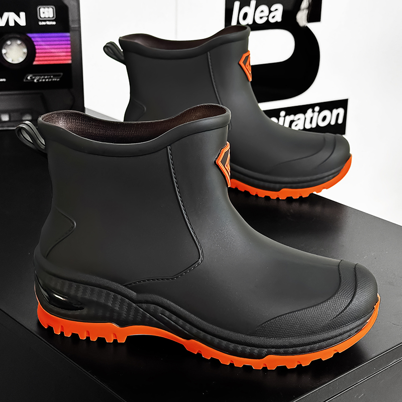 รองเท้าบูทกันฝนสำหรับผู้ชาย ทน - Men'S Shoes Water Resistant บทวิจารณ์และราคา