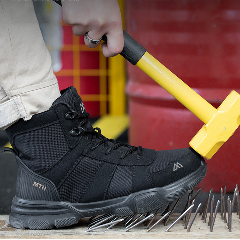 รองเท้าบูทกันกระแทกสำหรับผู้ชา - Work Boot Steel Toe บทวิจารณ์และราคา