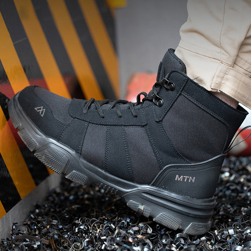 รองเท้าบูทกันกระแทกสำหรับผู้ชา - Work Boot Steel Toe บทวิจารณ์และราคา
