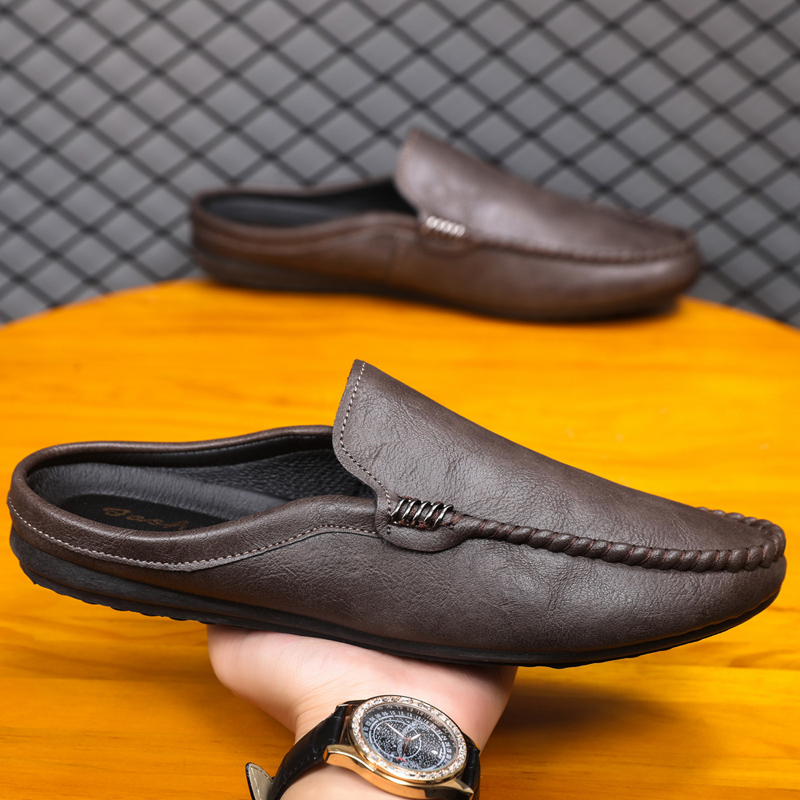 รองเท้าผู้ชายแบบสวมครึ่งเท้า ล - Men'S Shoes For Sale บทวิจารณ์และราคา