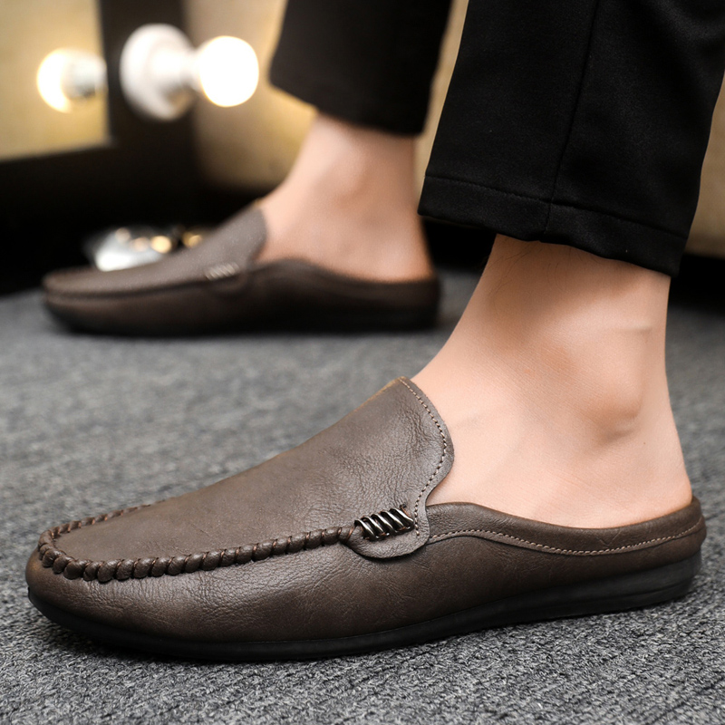 รองเท้าผู้ชายแบบสวมครึ่งเท้า ล - Men'S Shoes For Sale บทวิจารณ์และราคา
