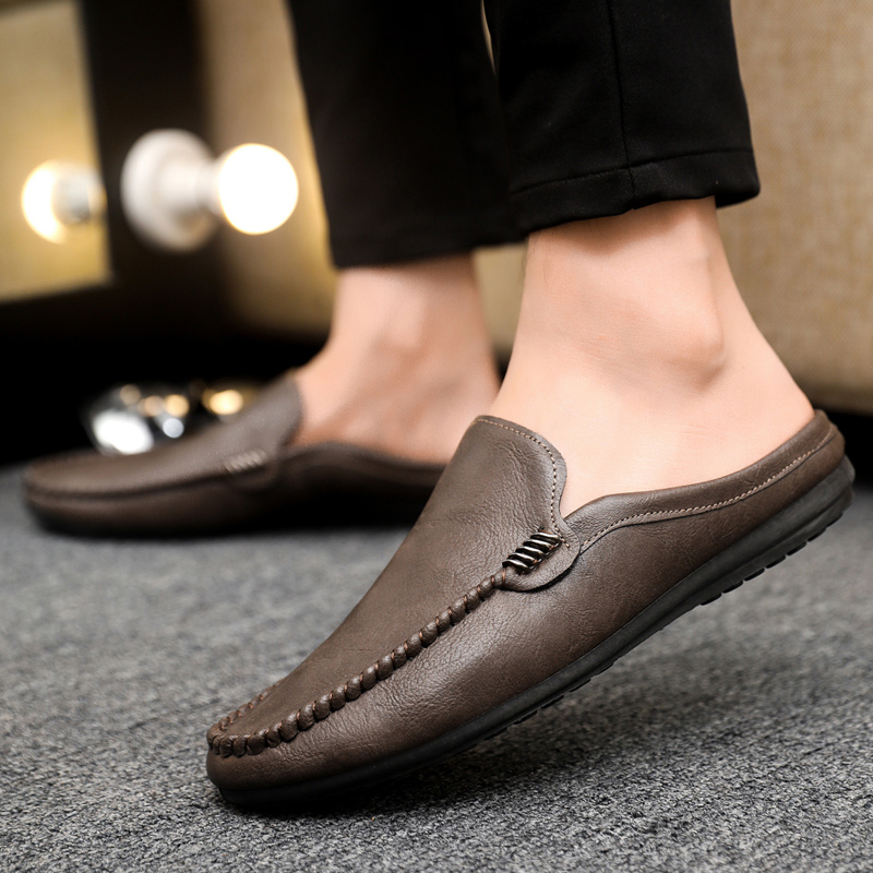 รองเท้าผู้ชายแบบสวมครึ่งเท้า ล - Men'S Shoes For Sale บทวิจารณ์และราคา