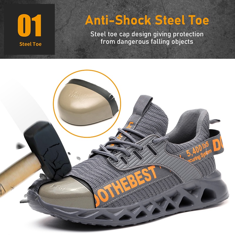รองเท้าเซฟตี้หัวเหล็กสำหรับผู้ - Work Boot Steel Toe บทวิจารณ์และราคา